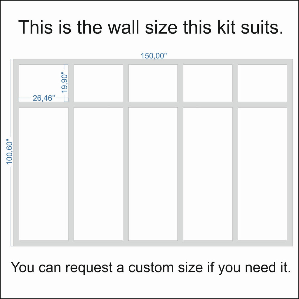 Create Stylish Interiors with Pre-Cut MDF Panels | Easy Assembly & Customizable W:75mm x T:8mm