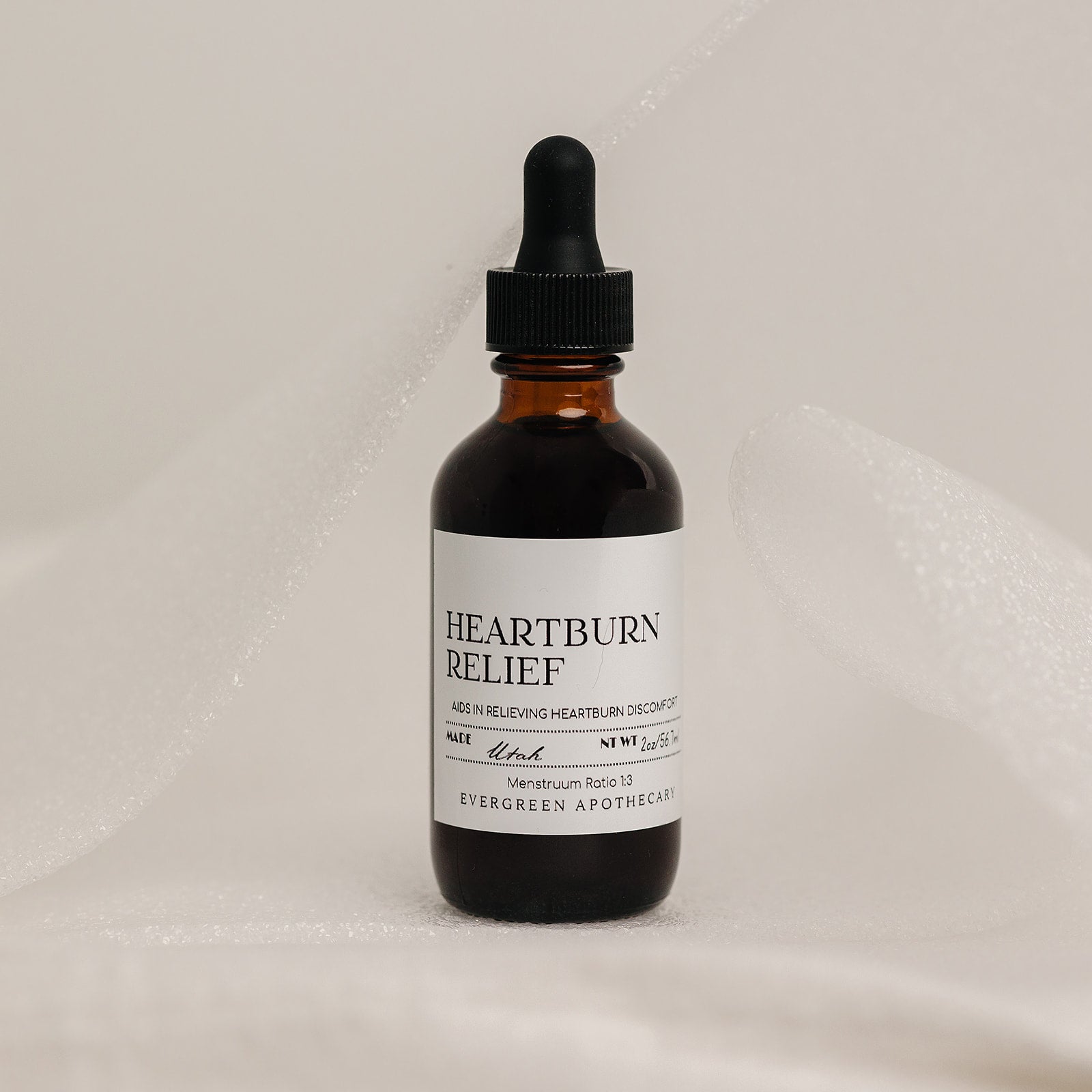 Heartburn Relief, Herbal Tincture, Alcohol Free
