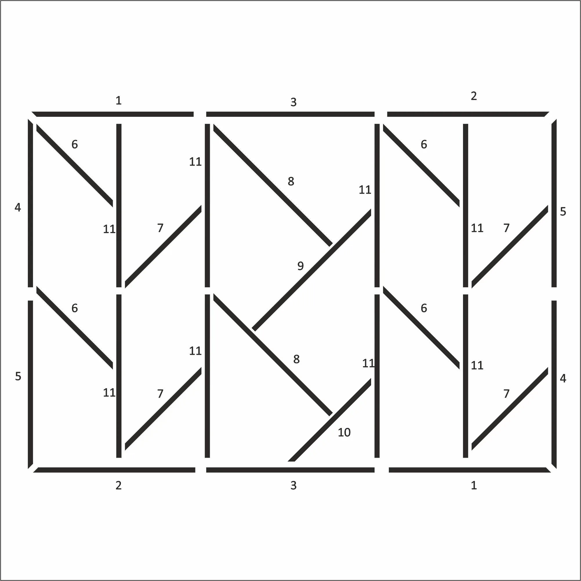 Asymmetric Wall Molding Kit - Easy Installation for Living Areas | Pre-Cut & Primed