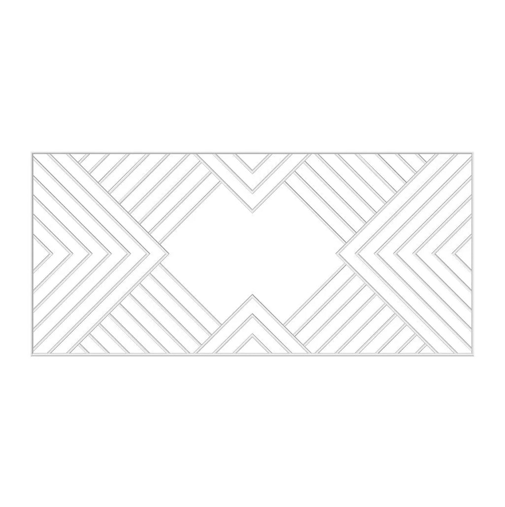Contemporary Wall Paneling Kit for Living Areas | Pre-Cut & Primed
