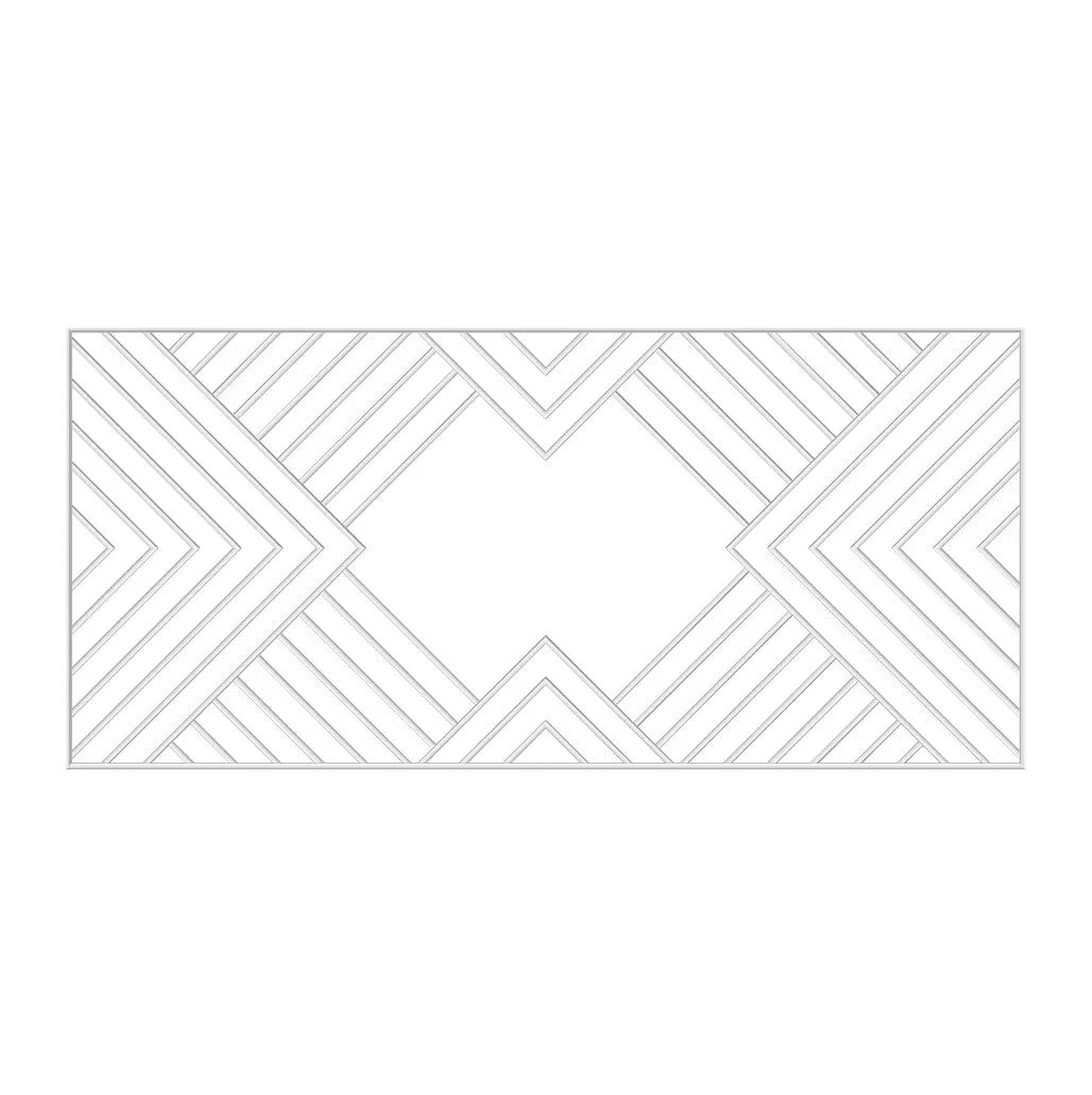Contemporary Wall Paneling Kit for Living Areas | Pre-Cut & Primed