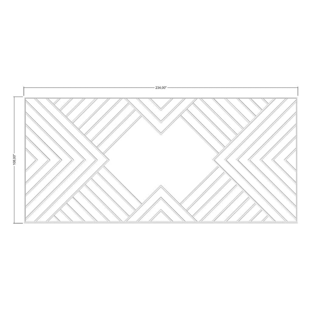 Contemporary Wall Paneling Kit for Living Areas | Pre-Cut & Primed