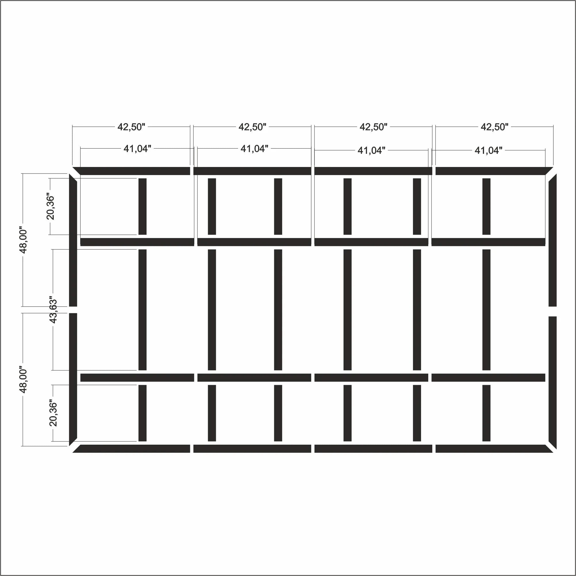 Board and Batten Wall Accent Kit | Pre-Cut & Ready to Assemble
